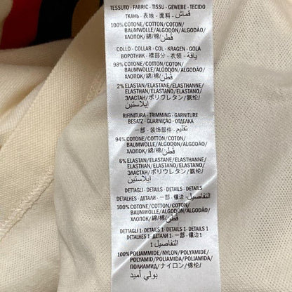 Unused Gucci MLB Collaboration Web Stripe Short Sleeve Polo Shirt 535833 Size