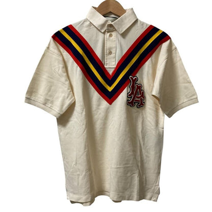 Unused Gucci MLB Collaboration Web Stripe Short Sleeve Polo Shirt 535833 Size