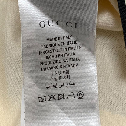 Unused Gucci MLB Collaboration Web Stripe Short Sleeve Polo Shirt 535833 Size