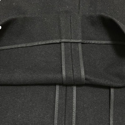 Celine Metal Hook Wool Skirt Size 40 Black Women's Used