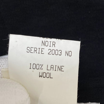 Celine Metal Hook Wool Skirt Size 40 Black Women's Used