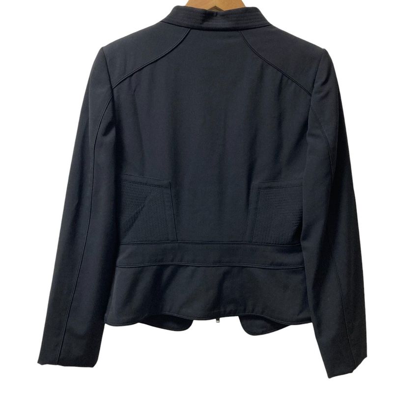 Gucci Tom Ford Period Stand Collar Wool Jacket Black Ladies Used