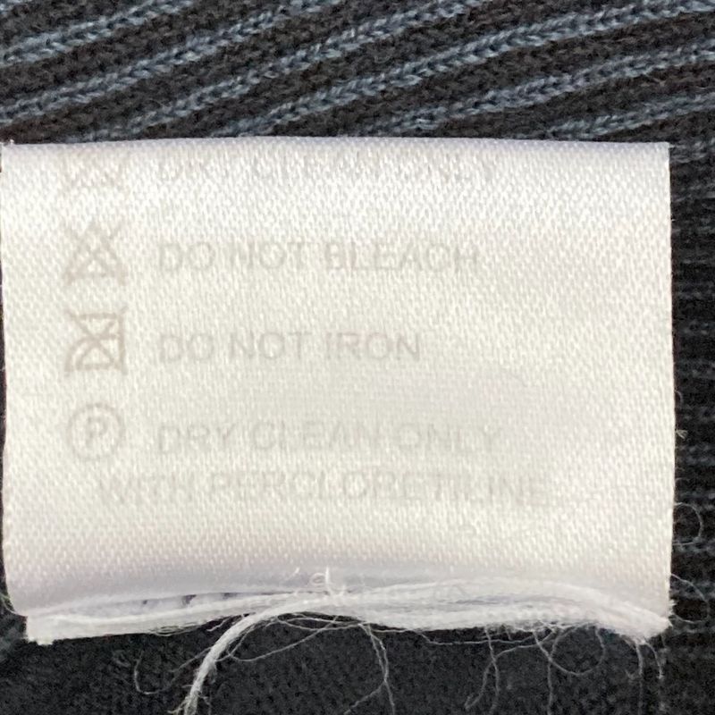 Hermes H Pattern Long Sleeve Long Sleeve Knit Polo Shirt Size M Black Men's Used