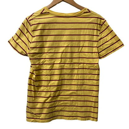 Celine Eddie Period Striped Flocke Logo Tee Flocke Logo Short Sleeve T-shirt