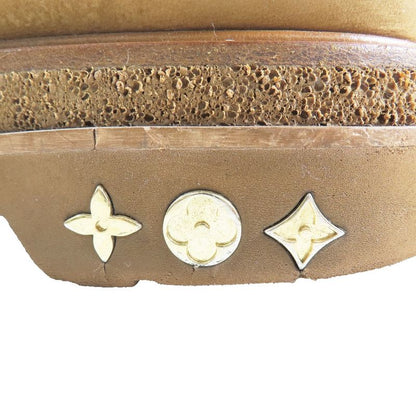 Louis Vuitton×nba Oberkampf Line Suede Ankle Boots Monogram Shoes Brown 8 Men's