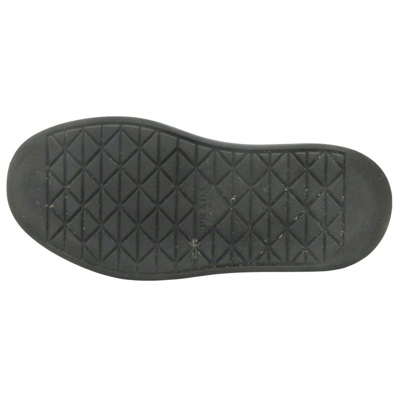 Prada Re-nylon Leather Switching Sneakers Shoes Platform Triangle Logo Triangle