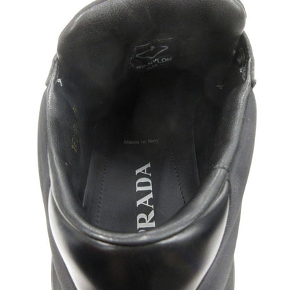 Prada Re-nylon Leather Switching Sneakers Shoes Platform Triangle Logo Triangle