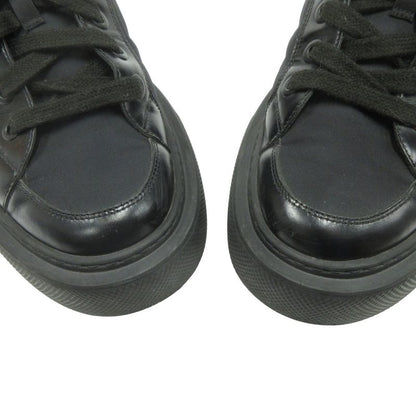 Prada Re-nylon Leather Switching Sneakers Shoes Platform Triangle Logo Triangle