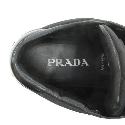 Prada Re-nylon Leather Switching Sneakers Shoes Platform Triangle Logo Triangle