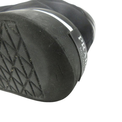 Prada Re-nylon Leather Switching Sneakers Shoes Platform Triangle Logo Triangle