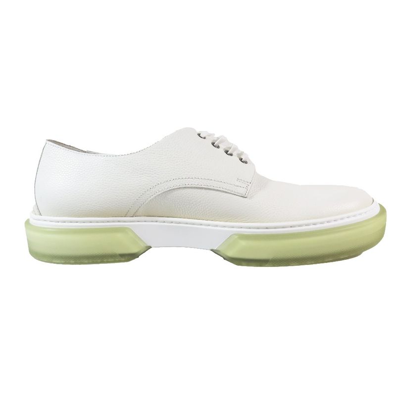 Unused 22ss Hermes Eveille Vaux Grenet Low Cut Derby Shoes Leather Sneakers