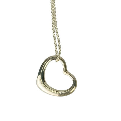 Tiffany & Co Necklace Elsa Peretti Open Heart Sv 925 Big