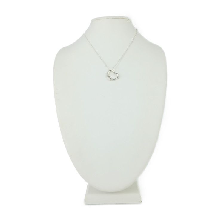 Tiffany & Co Necklace Elsa Peretti Open Heart Sv 925 Big