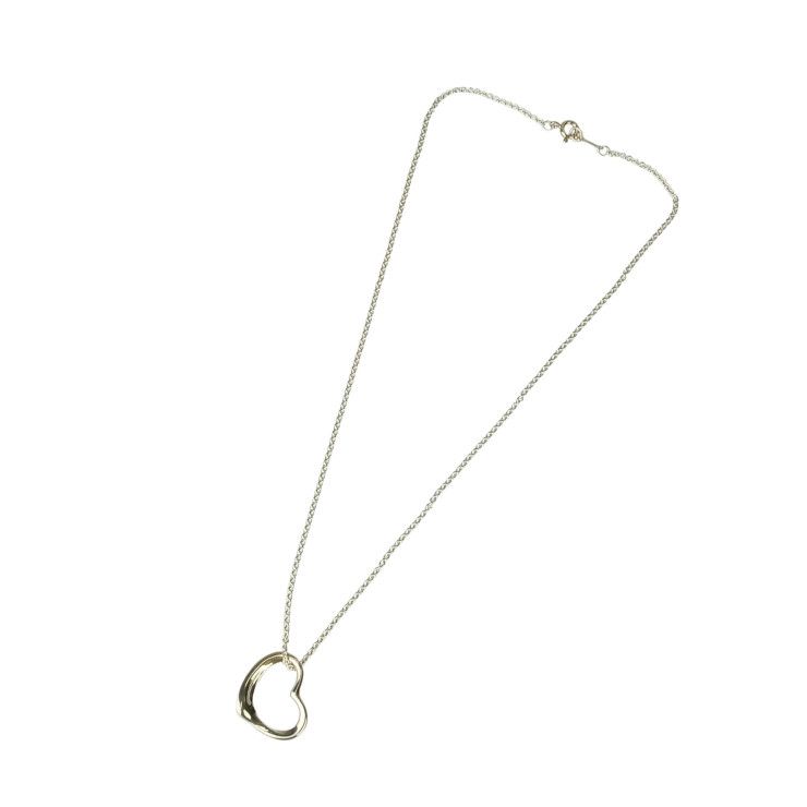 Tiffany & Co Necklace Elsa Peretti Open Heart Sv 925 Big