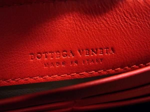 Bottega Veneta Wallet Intrecciato Light Pink Red Leather Ladies L-Shaped Zipper