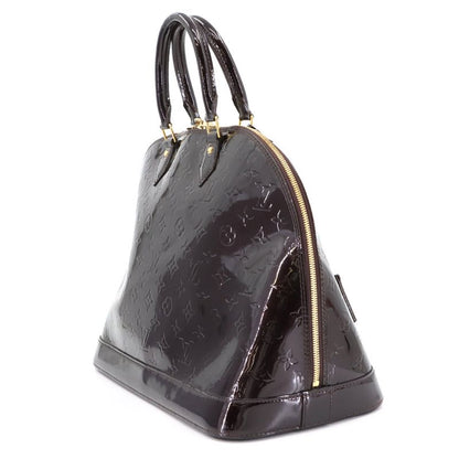 Louis Vuitton Monogram Vernis Alma GM Hand Bag Leather Amarant