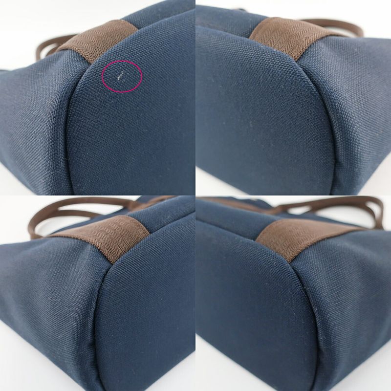 Hermes Sac Depan Sage Groom 2WAY Crossbody Shoulder Bag Tote Canvas
