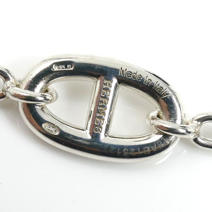 Hermes Silver 925 Farandole SH Bracelet 24.1 g Ladies