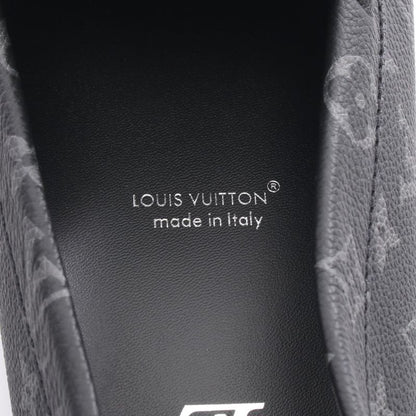 Louis Vuitton Loafer Driver Line Monogram Eclipse PVC Coated Canvas Shoes Men's