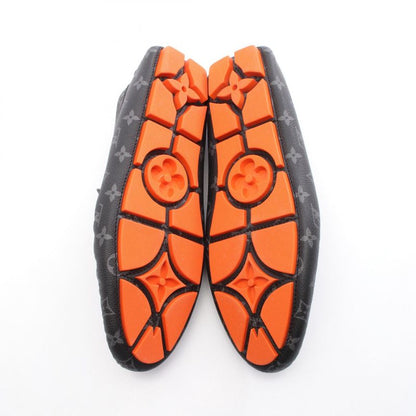 Louis Vuitton Loafer Driver Line Monogram Eclipse PVC Coated Canvas Shoes Men's