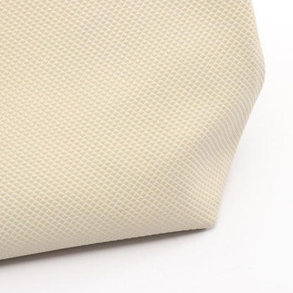 Bottega Veneta Tote Bag Marco Polo 222498 Ivory PVC Coated Canvas Leather Marco