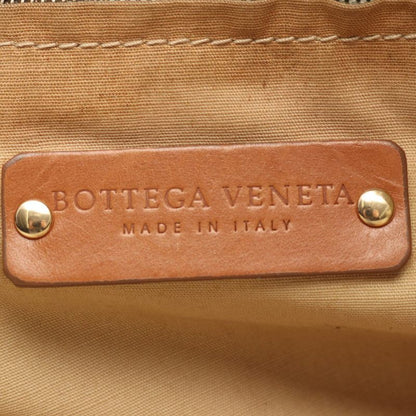 Bottega Veneta Tote Bag Marco Polo 222498 Ivory PVC Coated Canvas Leather Marco