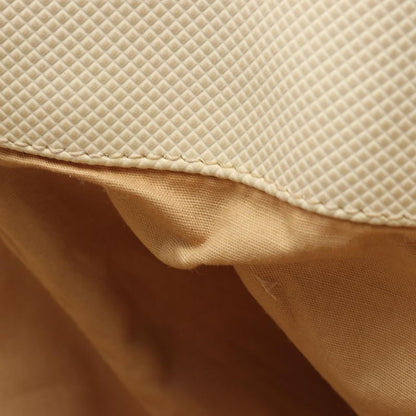 Bottega Veneta Tote Bag Marco Polo 222498 Ivory PVC Coated Canvas Leather Marco