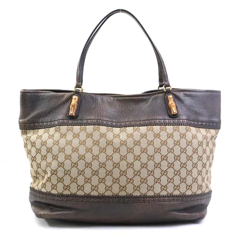 Gucci Tote Bag Handbag Bamboo 339000
