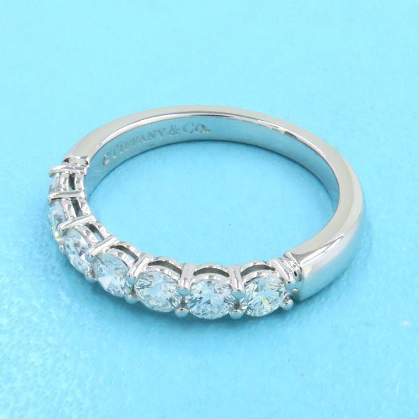 Tiffany & Co Forever Band Diamond Ring Half Circle #9