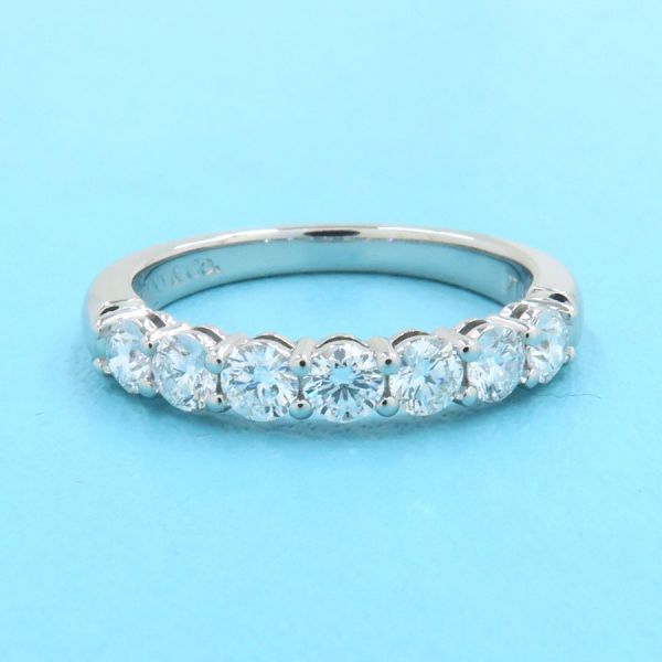 Tiffany & Co Forever Band Diamond Ring Half Circle #9