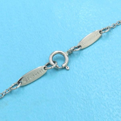 Tiffany & Co Vintage Oval Key Diamond Necklace Mini