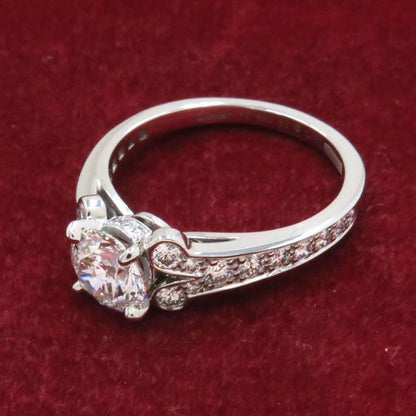 Cartier Solitaire Ballerina Diamond Ring D1.02 ct#53