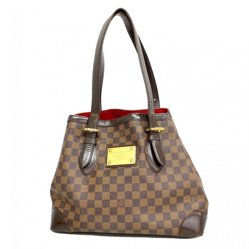 Louis Vuitton Tote Bag Damier Hampstead MM N51204 Ebene Ladies