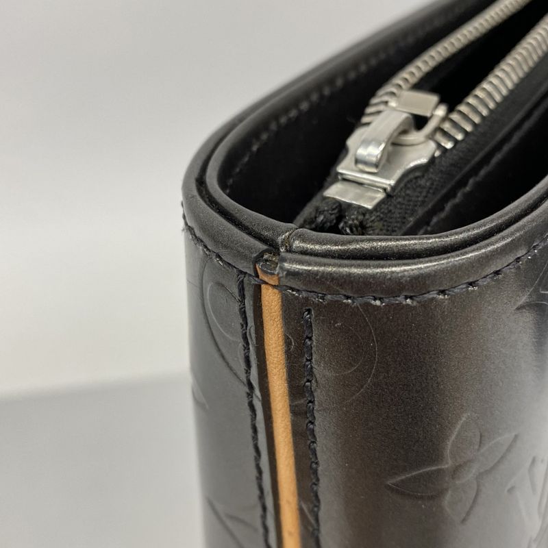 Louis Vuitton Tote Bag Monogram Matt Wilwood M55102 Noir Black Women's