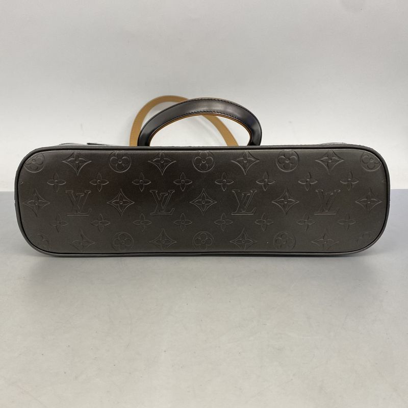 Louis Vuitton Tote Bag Monogram Matt Wilwood M55102 Noir Black Women's