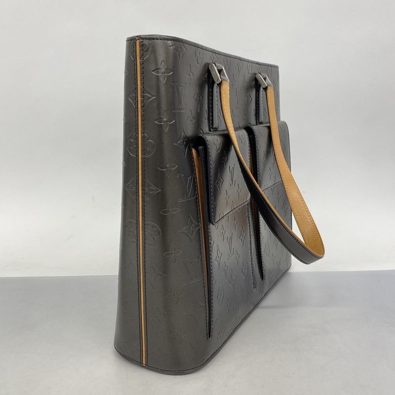 Louis Vuitton Tote Bag Monogram Matt Wilwood M55102 Noir Black Women's