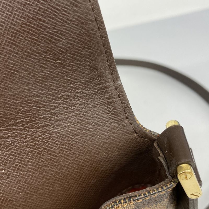 Louis Vuitton Shoulder Bag Damier Musette Tango Long Strap N51301 Ebene Ladies