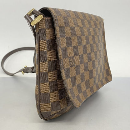 Louis Vuitton Shoulder Bag Damier Musette Tango Long Strap N51301 Ebene Ladies