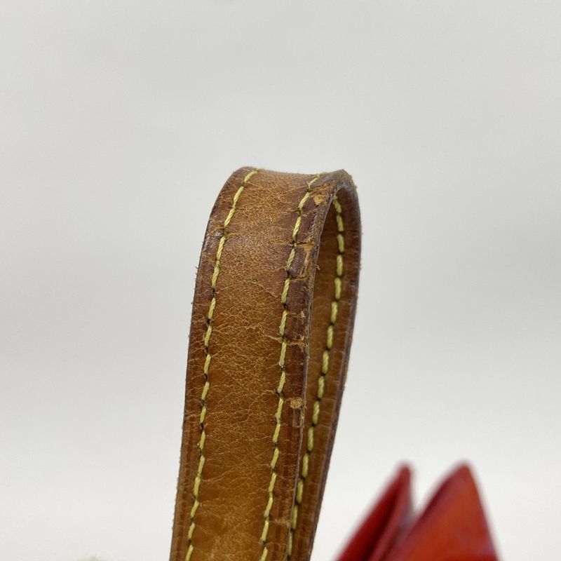 Louis Vuitton Tote Bag Vernis Lead MM M91086 Rouge Ladies