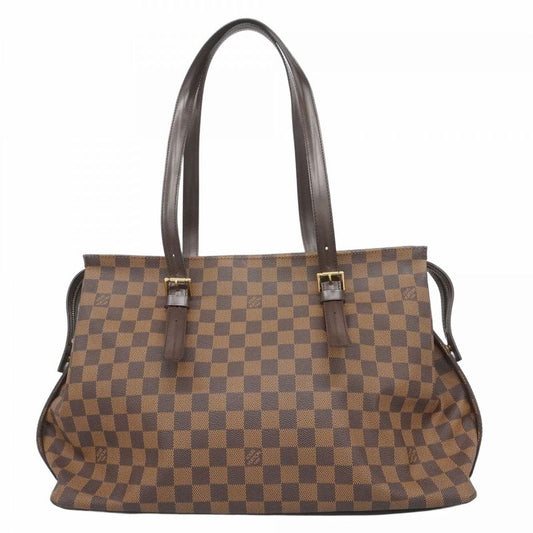 Louis Vuitton Tote Bag Damier Chelsea N51119 Ebene Ladies