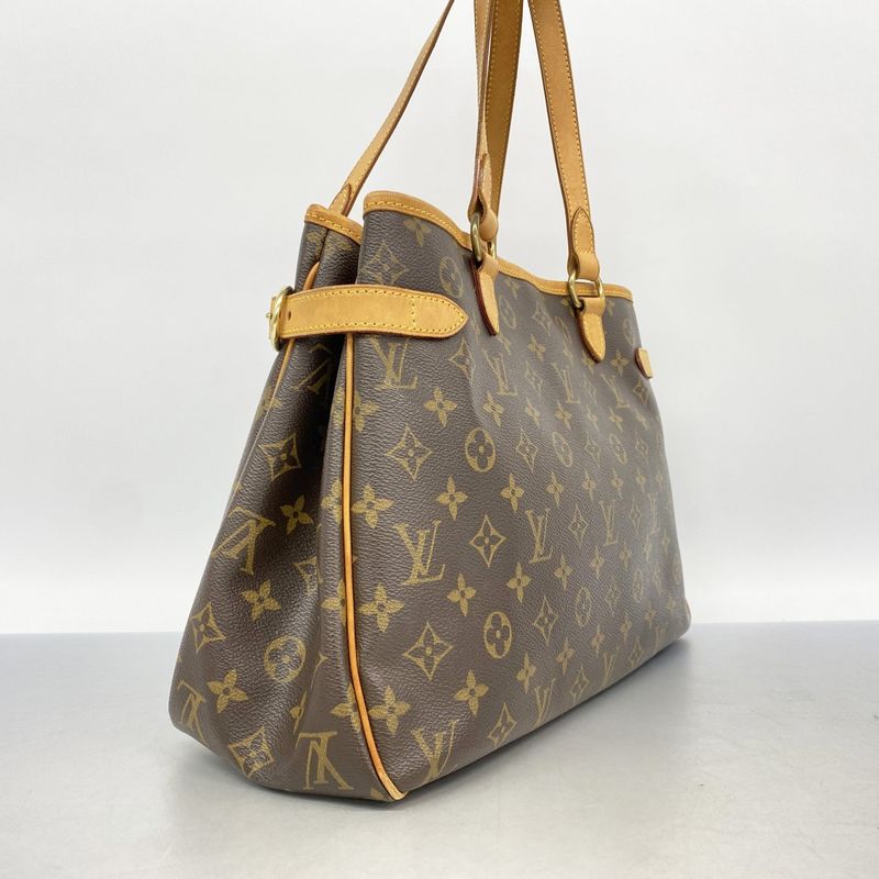 Louis Vuitton Tote Bag Monogram Batignolles Horizontal M51154 Brown Women's