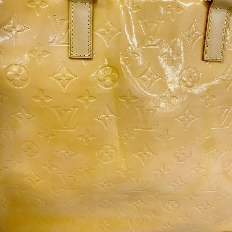 Louis Vuitton Tote Bag Vernis Columbus M91032 Rose Ladies