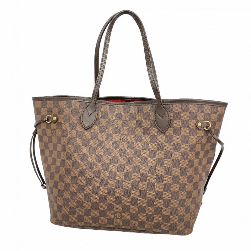 Louis Vuitton Tote Bag Damier Neverfull MM N51105 Ebene Ladies