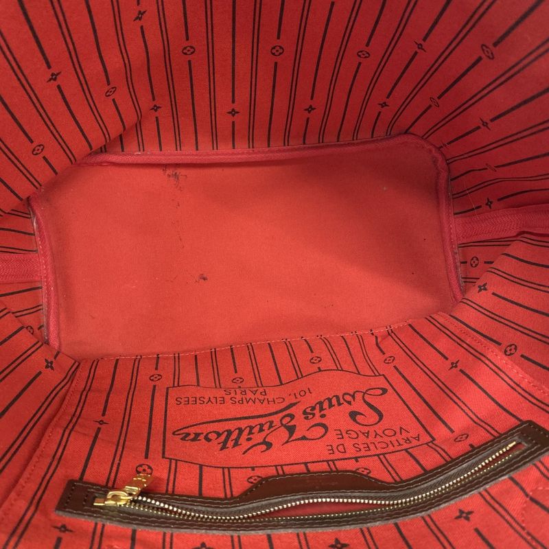 Louis Vuitton Tote Bag Damier Neverfull MM N51105 Ebene Ladies