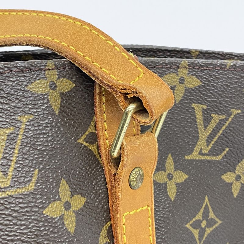 Louis Vuitton Tote Bag Monogram Sac Shopping M51109 Brown Ladies