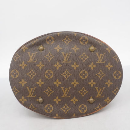 Louis Vuitton Tote Bag Monogram Bucket GM M42236 Brown Ladies