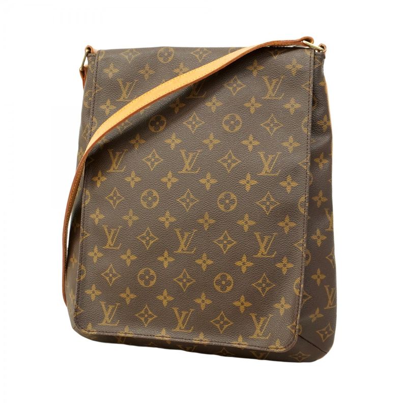 Louis Vuitton Shoulder Bag Monogram Musette M51256 Brown Women's