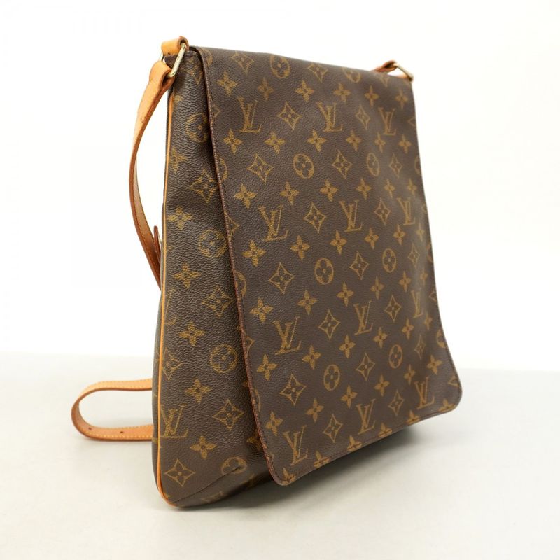 Louis Vuitton Shoulder Bag Monogram Musette M51256 Brown Women's