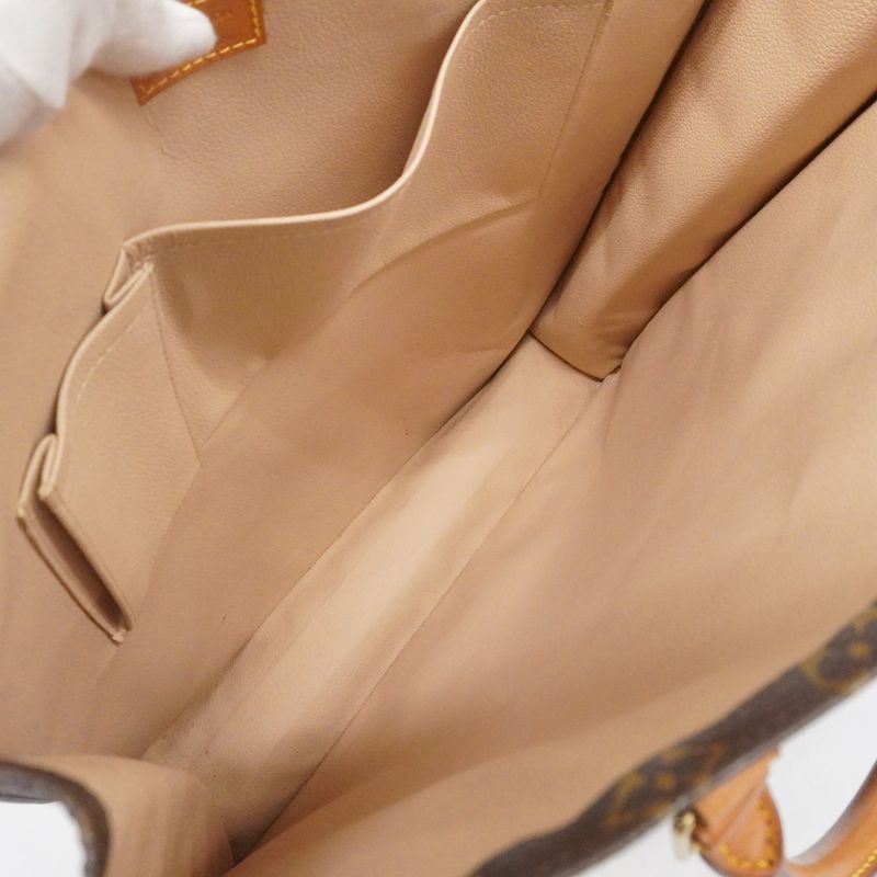 Louis Vuitton Tote Bag Monogram Sac Plastic M51140 Brown Ladies