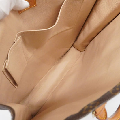 Louis Vuitton Tote Bag Monogram Sac Plastic M51140 Brown Ladies